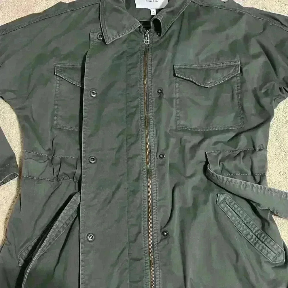 Athleta x Derek Lam  Greenwich Utility Jacket size Medium army green - Picture 5 of 10